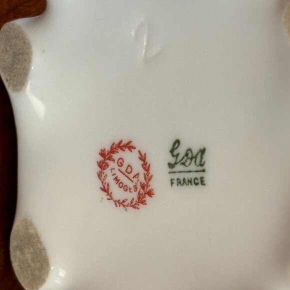 Vintage Goa France Floral Pitcher Limoges - Picture 10 of 11